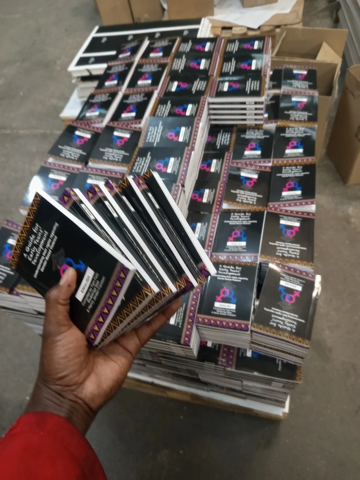 Finished educational booklets produced during a bulk printing project by Print Norwood