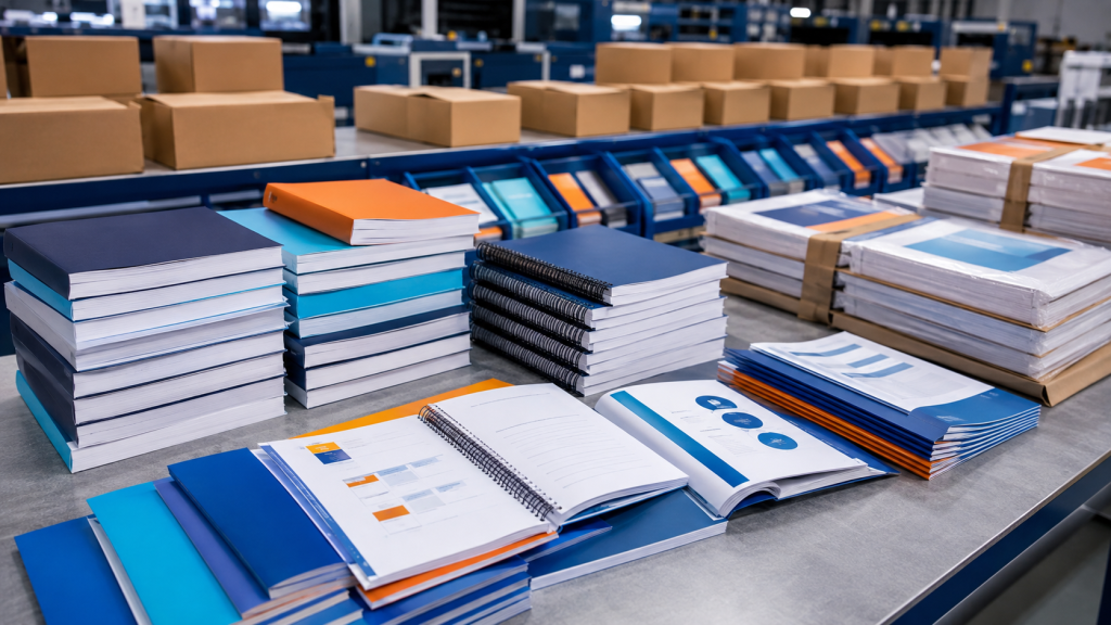 Bulk training manual printing for South Africa and Africa with bound workbooks and participant packs
